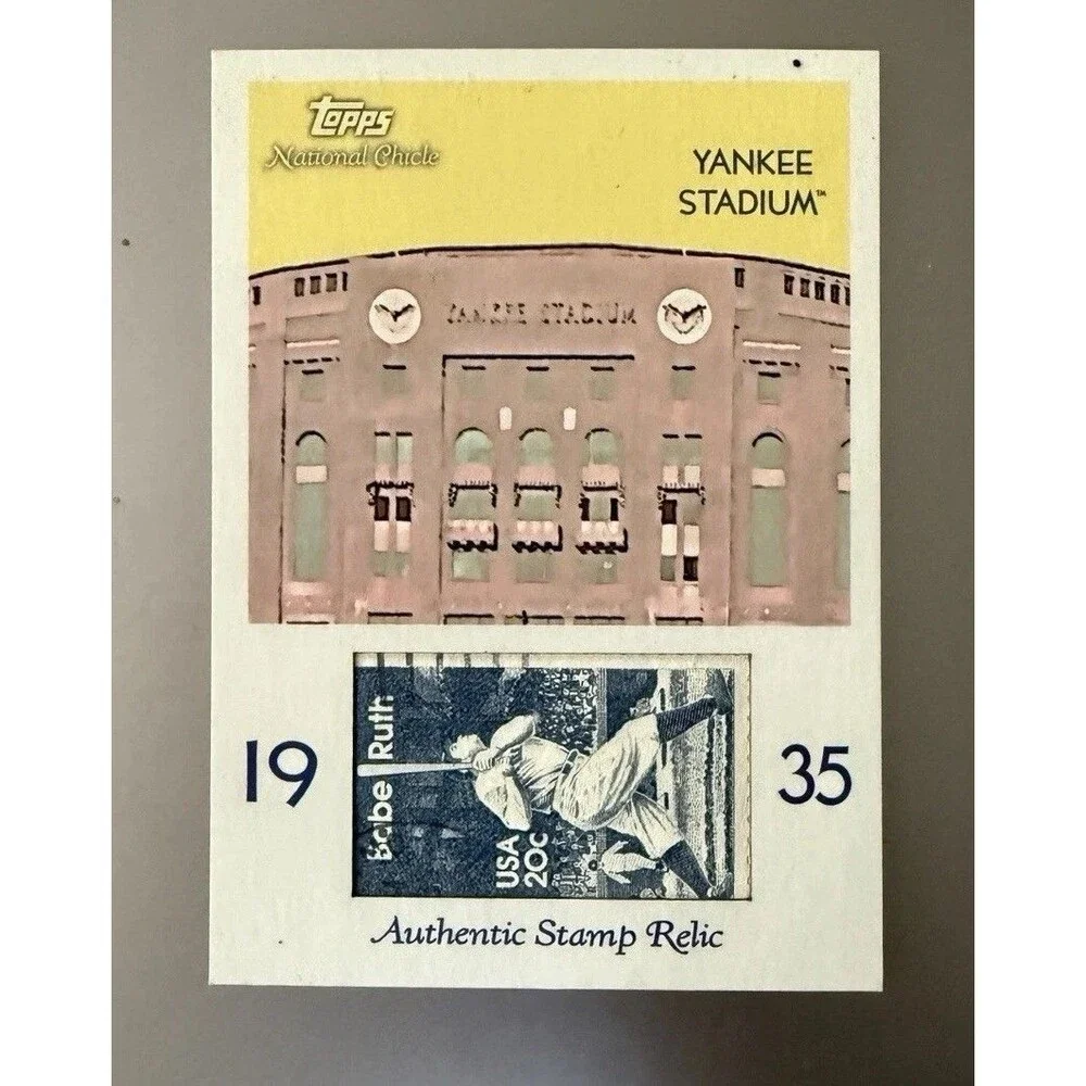 2009 Topps National Chicle - Era Icons Stamp Relics Yankee Stadium #ER-YS (MEM,